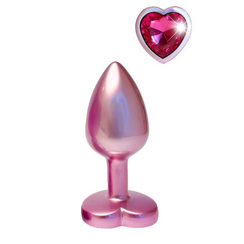 Gleaming Love Pearl Pink Butt Plug Small