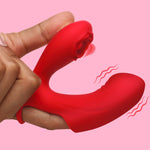 Rose Touch Pulsing Silicone Finger Vibrator