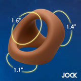 JOCK Silicone Cock and Ball Ring Medium