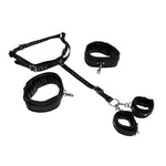 Body Harness with Thigh and Hand Cuffs