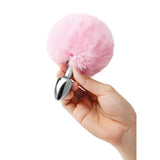 Furry Tales Pink Bunny Tail Butt Plug