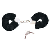 Bad Kitty Black Plush Handcuffs