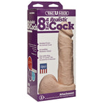 VacULock 8 Inch Realistic Cock Attachment Flesh Pink