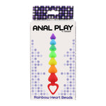 ToyJoy Rainbow Heart Anal Beads