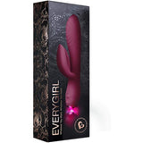 Rocks Off Everygirl Burgundy Rechargeable Rabbit Vibrator