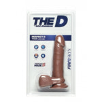 The D Perfect D FIRMSKYN 7 Inch Dildo with Balls Caramel