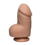 The D  Fat D 6 Inch Vanilla Dildo With Balls