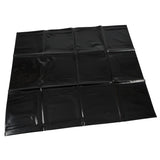 PVC Pillow Pillowcase Black