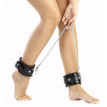 Zado Leather And Chain Ankle Leg Restraint