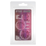 ToyJoy Stay Hard Cock Ring Set