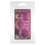 ToyJoy Stay Hard Cock Ring Set