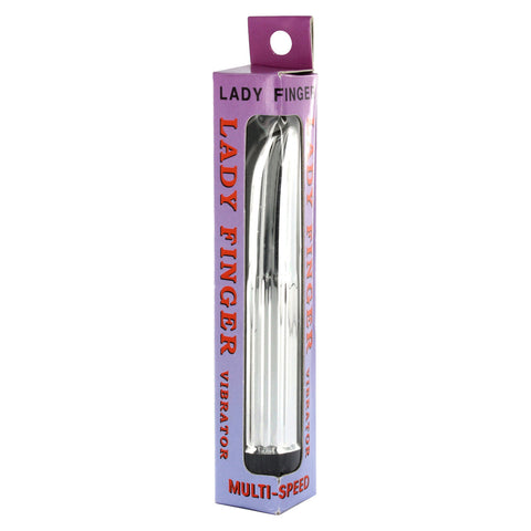 Lady Finger Mini Vibrator Silver