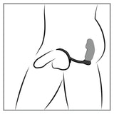 Black Velvets Vibrating Anal Plug And Cock Ring