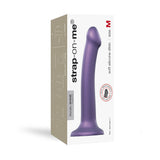 Strap On Me Mono Density Metalic Shine Dildo Medium Purple