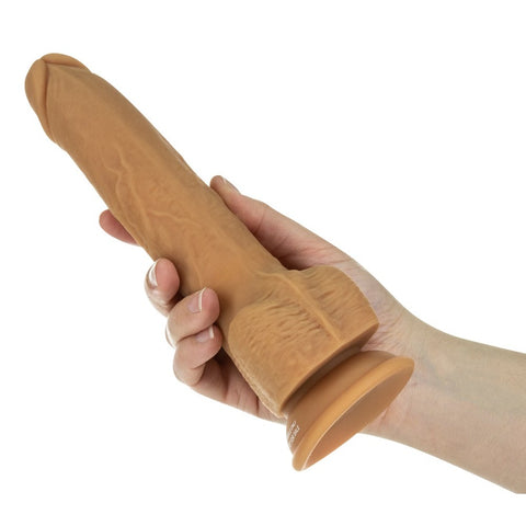 Naked Attraction 9 Inch Thrusting Dildo Caramel