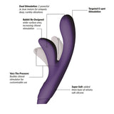 Je Joue Hera Sleek Rabbit Vibrator Purple