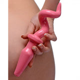 XR Pig Tail Pink Butt Plug