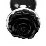 XR Booty Sparks Black Rose Anal Plug Large