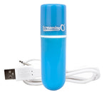 Screaming O Charged Vooom Rechargeable Bullet Blue