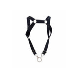 Male Basics Dngeon Straight Back Harness With Cock Ring