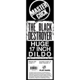 XR The Black Destroyer Huge Suction Cup Dildo