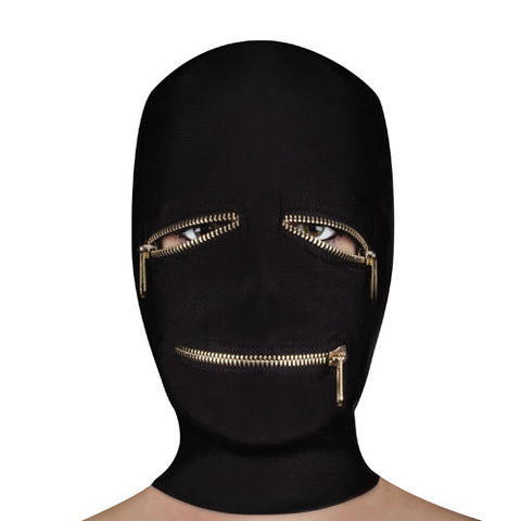 Ouch Extreme Zipper Mask With Eye And Mouth Zipper