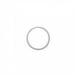 Stainless Steel Solid 0.5cm Wide 30mm Cock Ring