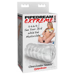 Pipedream Extreme Clear Leader Snatch Masturbator