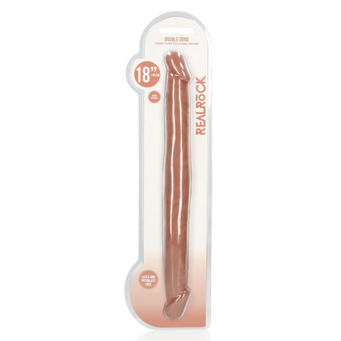 RealRock 18 Inch Double Dildo Flesh Tan