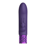 Royal Gems Dazzling Rechargeable Rabbit Bullet Purple