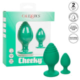 Cheeky Butt Plug Duo Green