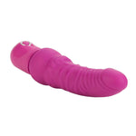 Power Stud Curvy Vibrator Waterproof Pink 6.75 Inch