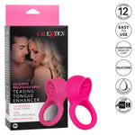 Rechargeable Teasing Tongue Enhancer Cock Ring