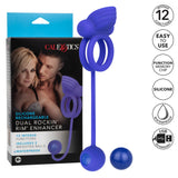 Rechargeable Dual Rockin Rim Enhancer Cock Ring