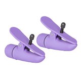 Nipplettes Vibrating Adjustable Purple Nipple Clamps