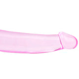 Double Fun Pink Strapless Strap On Dildo