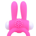 Cock Ring With Rabbit Ears Pink