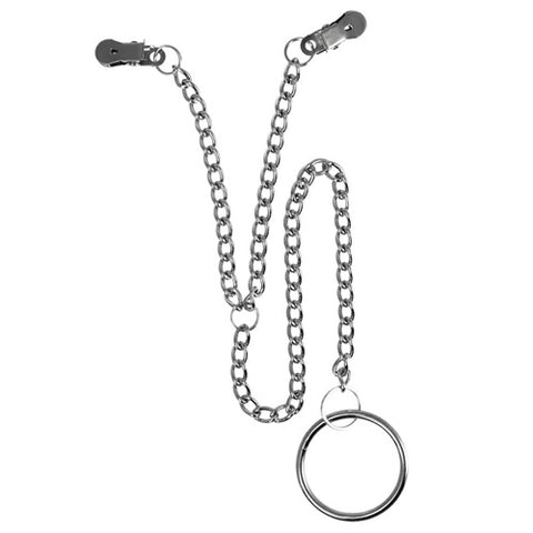 Nipple Clamps With Scrotum Ring